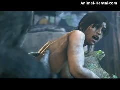 Monkey porn with gorilla fucking a beautiful and sexy teen